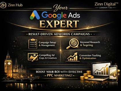 Imej kulit untuk perkhidmatan Zinn Hub® “I Will Audit or Set Up Your Google Ads PPC Campaign”