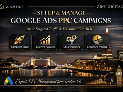 Imej kulit untuk perkhidmatan Zinn Hub® “I Will Set Up and Manage Your Google Ads PPC Campaign”