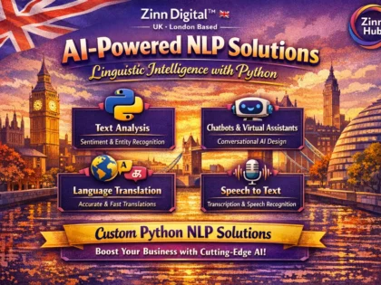 Image de couverture du service Zinn Hub® « I Will Build Custom NLP & AI Solutions in Python »