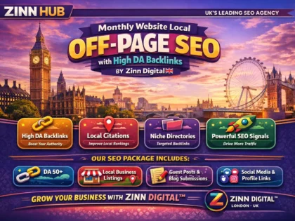 Úvodní obrázek služby Zinn Hub® „I Will Build Local SEO Backlinks to Boost Your Google Maps Rankings“
