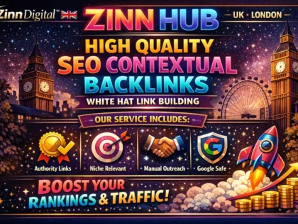 Úvodní obrázek služby Zinn Hub® „I Will Build White Hat Contextual SEO Backlinks With Drip Feed“