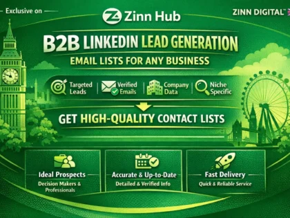 Zinn Hub® 服务“I Will Build a Verified B2B LinkedIn Lead Generation Email List”的封面图片