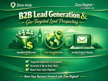 Zinn Hub® 服务“I Will Build a Geo-Targeted B2B Lead Generation Prospect List”的封面图片