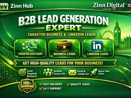 Zinn Hub® 服务“I Will Build Targeted B2B Lead Lists With Verified Emails”的封面图片
