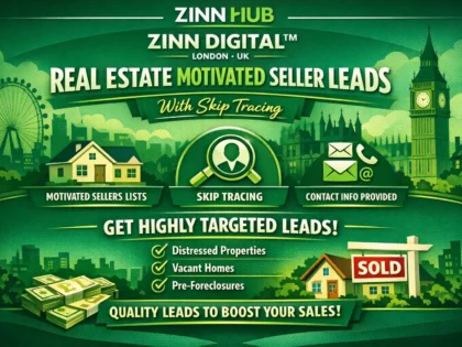 Zinn Hub® 服务“I Will Generate Real Estate Motivated Seller Leads with Skip Tracing”的封面图片