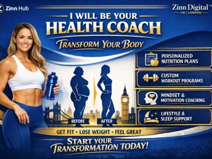 Zinn Hub® 서비스 “I Will Create Your Certified Personal Training & Nutrition Plan”의 표지 이미지