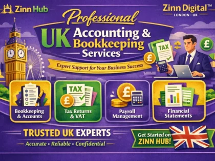 Zinn Hub® 서비스 “I Will Prepare and File Your UK Company Accounts and Tax Returns”의 표지 이미지