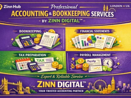 Zinn Hub® 서비스 “I Will Handle Your Bookkeeping and Accounting With Precision”의 표지 이미지