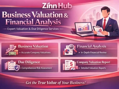 Zinn Hub® 서비스 “I Will Deliver a Professional Business Valuation and Financial Analysis Report”의 표지 이미지