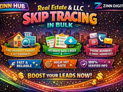 Zinn Hub® 服务“do skip tracing for real estate and llc skip tracing in bulk”的封面图片