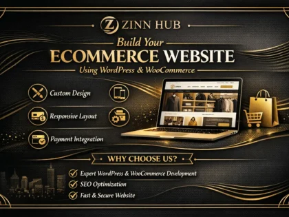Úvodní obrázek služby Zinn Hub® „develop ecommerce website using wordpress and woocommerce“
